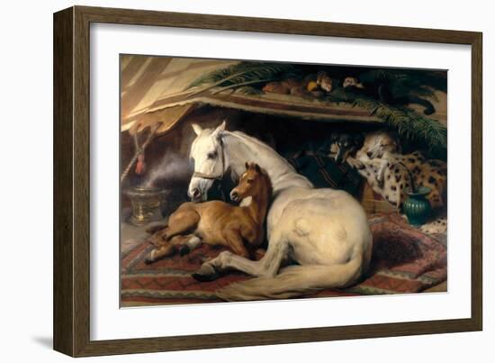 The Arab Tent, 1866-Edwin Henry Landseer-Framed Art Print