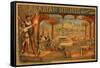 The Arabian Nights - Aladdin's Wonderful Lamp Poster-Lantern Press-Framed Stretched Canvas