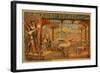 The Arabian Nights - Aladdin's Wonderful Lamp Poster-Lantern Press-Framed Art Print