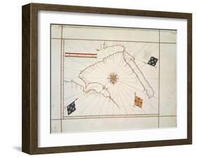 The Arabian Peninsula by Gaspar Viegased in Lisbon, 1537-null-Framed Giclee Print