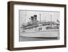 The Arandora Star at the start of a peace time voyage, c1938 (1940)-null-Framed Photographic Print