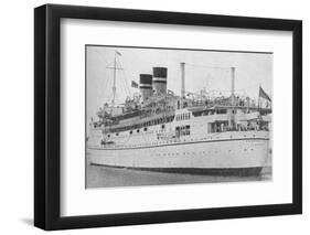 The Arandora Star at the start of a peace time voyage, c1938 (1940)-null-Framed Photographic Print