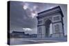 The Arc De Triomphe at Dusk, Paris, France, Europe-Julian Elliott-Stretched Canvas