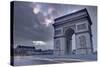 The Arc De Triomphe at Dusk, Paris, France, Europe-Julian Elliott-Stretched Canvas