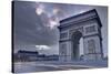 The Arc De Triomphe at Dusk, Paris, France, Europe-Julian Elliott-Stretched Canvas