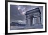 The Arc De Triomphe at Dusk, Paris, France, Europe-Julian Elliott-Framed Photographic Print