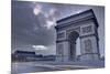 The Arc De Triomphe at Dusk, Paris, France, Europe-Julian Elliott-Mounted Photographic Print