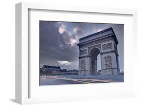 The Arc De Triomphe at Dusk, Paris, France, Europe-Julian Elliott-Framed Photographic Print