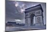 The Arc De Triomphe at Dusk, Paris, France, Europe-Julian Elliott-Mounted Photographic Print