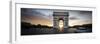 The Arc de Triomphe de l Etoile at sunset, Paris, France, Europe-Panoramic Images-Framed Photographic Print