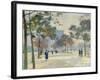 The Arc de Triomphe in Autumn, Paris-Jules Ernest Renoux-Framed Giclee Print