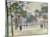 The Arc de Triomphe in Autumn, Paris-Jules Ernest Renoux-Mounted Giclee Print