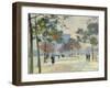 The Arc de Triomphe in Autumn, Paris-Jules Ernest Renoux-Framed Giclee Print