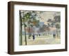 The Arc de Triomphe in Autumn, Paris-Jules Ernest Renoux-Framed Giclee Print