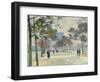 The Arc de Triomphe in Autumn, Paris-Jules Ernest Renoux-Framed Giclee Print