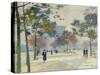 The Arc de Triomphe in Autumn, Paris-Jules Ernest Renoux-Stretched Canvas