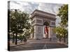 The Arc de Triomphe on the Champs Elysees in Paris, France, Europe-Julian Elliott-Stretched Canvas