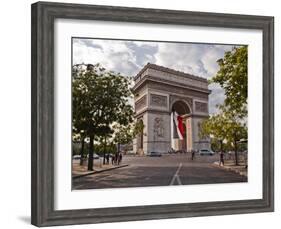 The Arc de Triomphe on the Champs Elysees in Paris, France, Europe-Julian Elliott-Framed Photographic Print