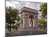 The Arc de Triomphe on the Champs Elysees in Paris, France, Europe-Julian Elliott-Mounted Photographic Print