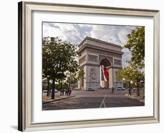 The Arc de Triomphe on the Champs Elysees in Paris, France, Europe-Julian Elliott-Framed Photographic Print