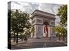 The Arc de Triomphe on the Champs Elysees in Paris, France, Europe-Julian Elliott-Stretched Canvas