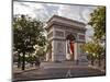 The Arc de Triomphe on the Champs Elysees in Paris, France, Europe-Julian Elliott-Mounted Photographic Print