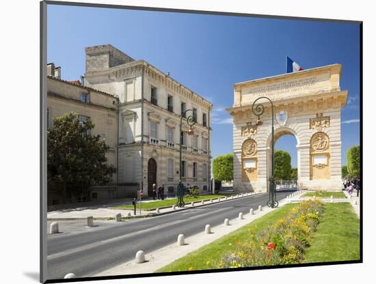 The Arc De Triomphe, Rue Foch, Montpellier, Languedoc-Roussillon, France, Europe-David Clapp-Mounted Photographic Print