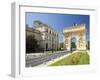 The Arc De Triomphe, Rue Foch, Montpellier, Languedoc-Roussillon, France, Europe-David Clapp-Framed Photographic Print