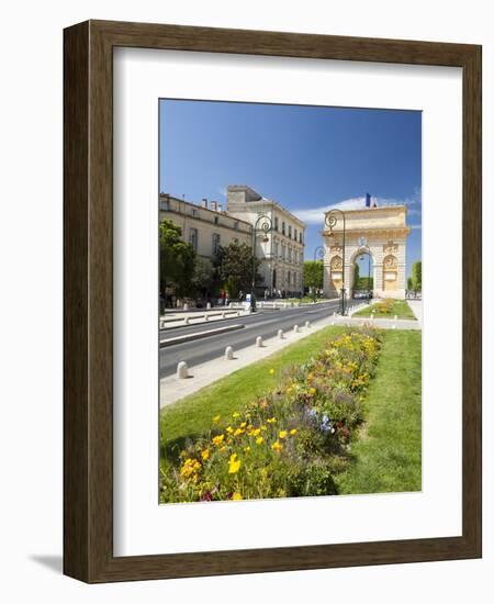 The Arc De Triomphe, Rue Foch, Montpellier, Languedoc-Roussilon, France, Europe-David Clapp-Framed Photographic Print