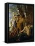 The Arcadian Shepherds-Nicolas Poussin-Framed Stretched Canvas