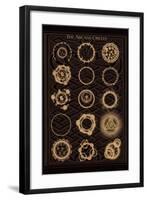 The Arcane Circles II-null-Framed Art Print