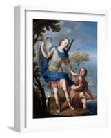 The Arcangel Raphael and Tobias-Miguel Cabrera-Framed Giclee Print