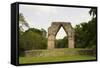 The Arch at the Mayan Ruins of Kabah, Yucatan, Mexico, North America-John Woodworth-Framed Stretched Canvas