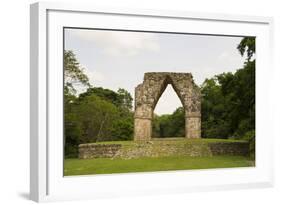 The Arch at the Mayan Ruins of Kabah, Yucatan, Mexico, North America-John Woodworth-Framed Photographic Print