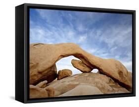 The Arch at White Tank Campground, Joshua Tree National Park, California-James Hager-Framed Stretched Canvas