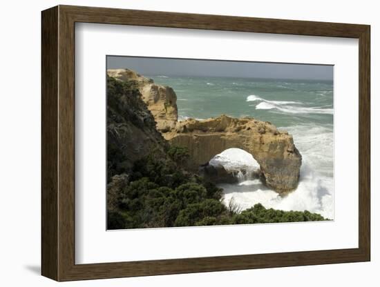 The Arch, in Limestone Cliff, Peterborough, Great Ocean Road, Victoria, Australia, Pacific-Tony Waltham-Framed Photographic Print