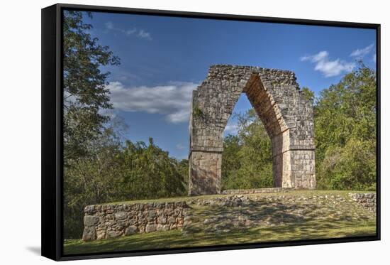 The Arch, Kabah Archaeological Site, Yucatan, Mexico, North America-Richard Maschmeyer-Framed Stretched Canvas