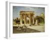 The Arch of Constantine, Rome, 1882-Oswald Achenbach-Framed Giclee Print