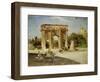 The Arch of Constantine, Rome, 1882-Oswald Achenbach-Framed Giclee Print