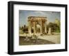 The Arch of Constantine, Rome, 1882-Oswald Achenbach-Framed Giclee Print