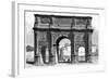 The Arch of Constantine, Rome, Italy, 19th Century-E Therond-Framed Giclee Print