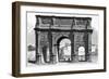 The Arch of Constantine, Rome, Italy, 19th Century-E Therond-Framed Giclee Print
