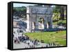 The Arch of Constantine, Rome, Lazio, Italy, Europe-Adina Tovy-Framed Stretched Canvas