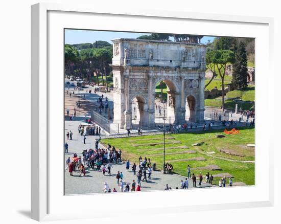 The Arch of Constantine, Rome, Lazio, Italy, Europe-Adina Tovy-Framed Photographic Print