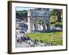 The Arch of Constantine, Rome, Lazio, Italy, Europe-Adina Tovy-Framed Photographic Print