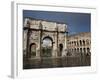 The Arch of Constantine With the Colosseum in the Background, Rome, Lazio, Italy-Carlo Morucchio-Framed Photographic Print