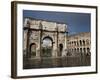 The Arch of Constantine With the Colosseum in the Background, Rome, Lazio, Italy-Carlo Morucchio-Framed Photographic Print