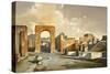 The Arch of Fortune, from Pompei-Fausto and Felice Niccolini-Stretched Canvas
