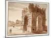 The Arch of Janus: Excavation of the Forum Boarium, 1833-Agostino Tofanelli-Mounted Giclee Print