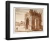 The Arch of Janus: Excavation of the Forum Boarium, 1833-Agostino Tofanelli-Framed Giclee Print